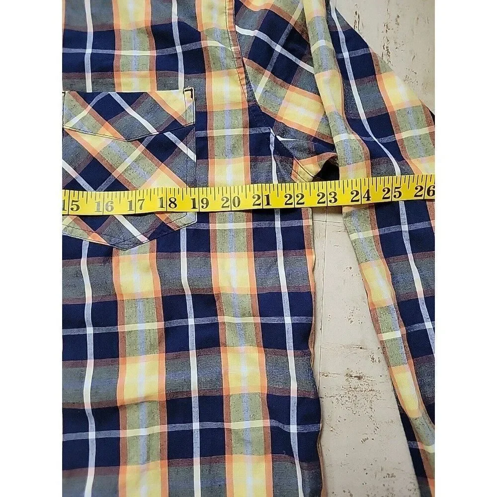 Levis‎ Mens Shirt XL Plaid Long Sleeve Button Up Yellow Levi's Egypt